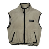 Timberland Fleece Vest - Large Beige Polyester