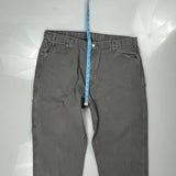 Levis Carpenter Trousers - 38W 33L Grey Cotton