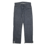 LEVI'S 501 Mens Jeans Blue Regular Straight Denim Medium W34 L32 Classic Button
