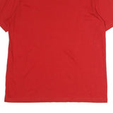 NAUTICA Mens Red Crew Neck Short Sleeve T-Shirt M Cotton Classic Logo