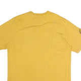 COOGI Mens Yellow Graphic T-Shirt 2XL Short Sleeve Crew Neck Cotton Casual