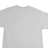 MAJESTIC Mens Grey Athletics A's Graphic T-Shirt L Short Sleeve Crew Neck Cotton