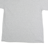 MAJESTIC Mens Grey Athletics A's Graphic T-Shirt L Short Sleeve Crew Neck Cotton