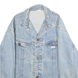 LEE Mens Blue Denim Cotton Button Jacket M Classic Casual Outerwear