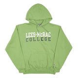 CHAMPION Mens Green Lees-McRae College Pullover Hoodie L Cotton Blend Casual