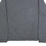 REEBOK Mens Grey Cotton Blend Crew Neck L Sweatshirt Casual Sportswear