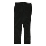CALVIN KLEIN Womens Cotton Blend Black Slim Tapered Trousers W31 L29 Stylish