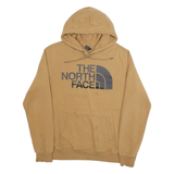 THE NORTH FACE Mens Beige Pullover M Cotton Blend Jersey Drawstring Hoodie