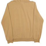 THE NORTH FACE Mens Beige Pullover M Cotton Blend Jersey Drawstring Hoodie