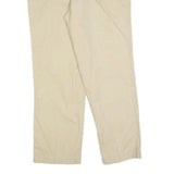 TOMMY HILFIGER Mens Cotton Blend Beige Regular Fit Straight Trousers W34 L30