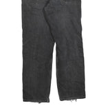 CALVIN COOPER Mens Jeans Black Regular Straight Denim Medium W33 L30 Casual Zip