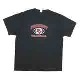 PORT AND COMPANY Mens Black Prodigy Volleyball Graphic T-Shirt XL Crew Neck