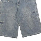 SANCRED Mens Shorts Blue Casual M W30 Cotton Blend Lightweight Summer Wear