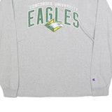 CHAMPION Mens Grey Concordia University Eagles Graphic Long Sleeve Crew Neck XL