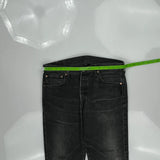 501 Levis Jeans - 34W 30L Black Denim