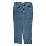 Levis 516 Slim Fit Jeans - 36W 30L Blue Cotton