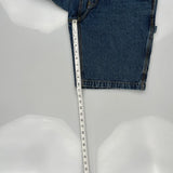 Faded Glory Cargo Carpenter Shorts - 31W 10L Blue Cotton
