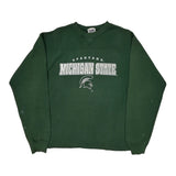 Michigan State Spartans Lee Sport College Sweatshirt - Large Green Cotton