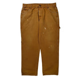 Dickies Carpenter Trousers - 36W 30L Brown Cotton