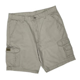 Wrangler Cargo Shorts - 36W 9L Beige Cotton
