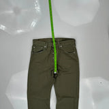 501 Levis Jeans - 29W 29L Green Cotton