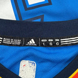 Oklahoma City Adidas Nba Jersey - Large Blue Polyester