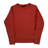 Carhartt Sweatshirt - Medium Red Cotton