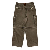 47 Cargo Trousers - 31W 32L Brown Cotton