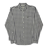 Lacoste Checked Shirt - Medium Black & White Cotton