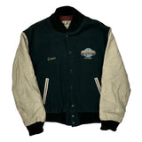 Universal Pictures Mac Murray Varsity Jacket - Small Beige Leather