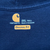 Carhartt T-Shirt - 2XL Blue Cotton