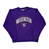 Washington Huskies Pro Layer College Sweatshirt - Large Purple Cotton