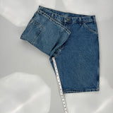 Dickies Denim Shorts - 34W 11L Blue Cotton