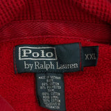 Polo By Ralph Lauren Hoodie - 2XL Red Cotton