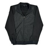 Oakley Striped Track Jacket - Medium Black Polyester
