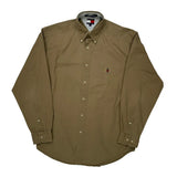 Tommy Hilfiger Shirt - Small Khaki Cotton