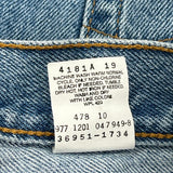 Levis Denim Shorts - 32W US 10 Blue Cotton