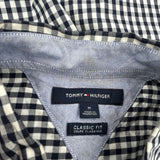 Tommy Hilfiger Checked Shirt - Medium Black & White Cotton