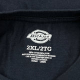 Dickies T-Shirt - 2XL Blue Cotton