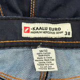 Kaalu Contrast Stitch Jeans - 38W 32L Dark Wash Cotton