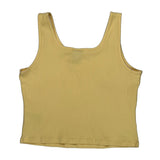 Nike Tank Top - Medium Yellow Cotton