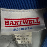 Perry Printing Milwaukee Hartwell Varsity Jacket - Large Blue Polyester