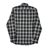 Boss Checked Shirt - Medium White Cotton