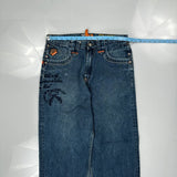 Hip Hop Akademiks Jeans - 32W 30L Blue Denim