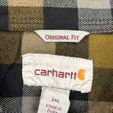 Carhartt Checked Flannel Shirt - 2XL Multicoloured Cotton