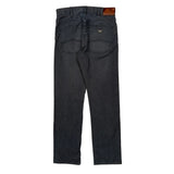 Armani Jeans Pinstripe Jeans - 29W 30L Gray Cotton