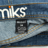 Akademiks Denim Shorts - 36W 12L Blue Cotton