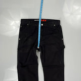 Dickies Carpenter Trousers - 32W 29L Black Cotton Blend