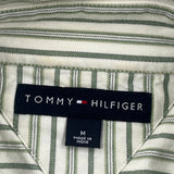 Tommy Hilfiger Striped Shirt - Medium Green Cotton