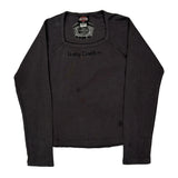 Harley Davidson Long Sleeve T-Shirt - XL Gray Cotton